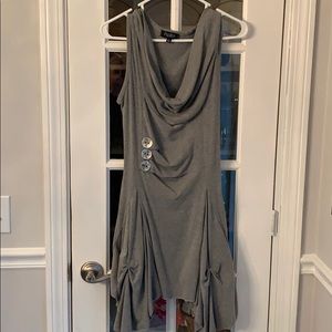 Gray Papillon Tunic